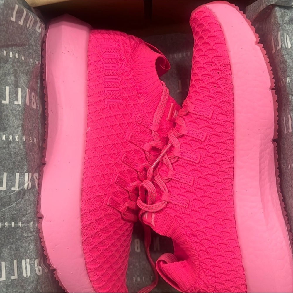 NOBULL Pink Drive Knit Shoes (7)